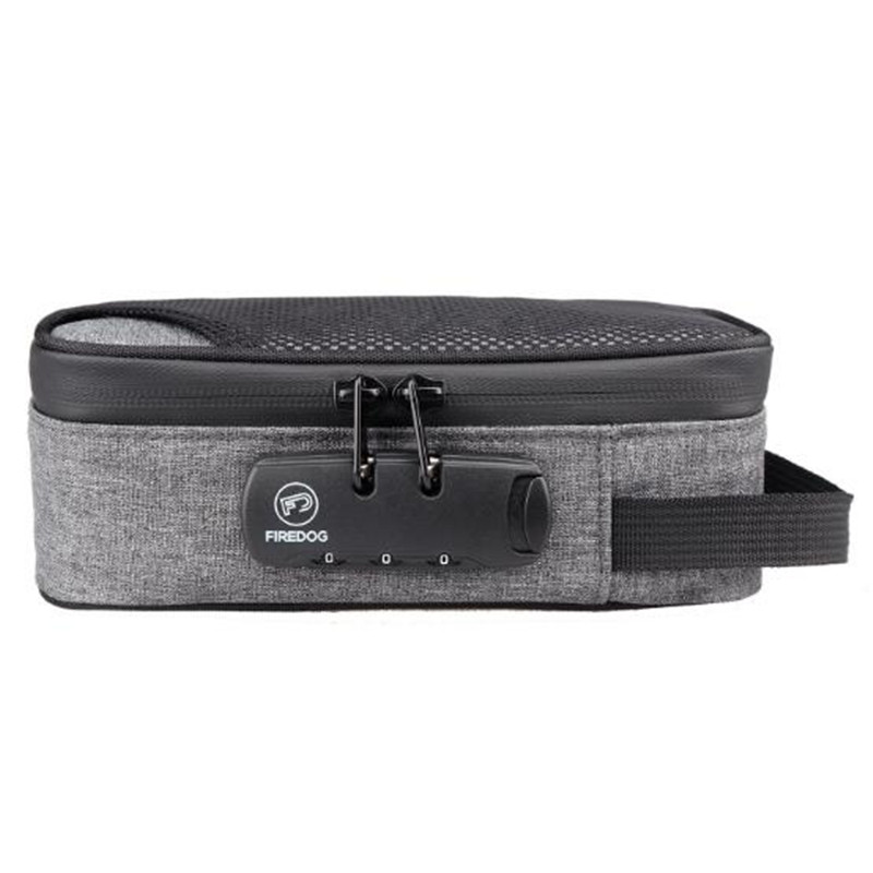 

20pcs Firedog Smoking Smell Proof Stash Bag With Combination Lock Large Carbon lined Container Organizer For Tobacco Storage Case