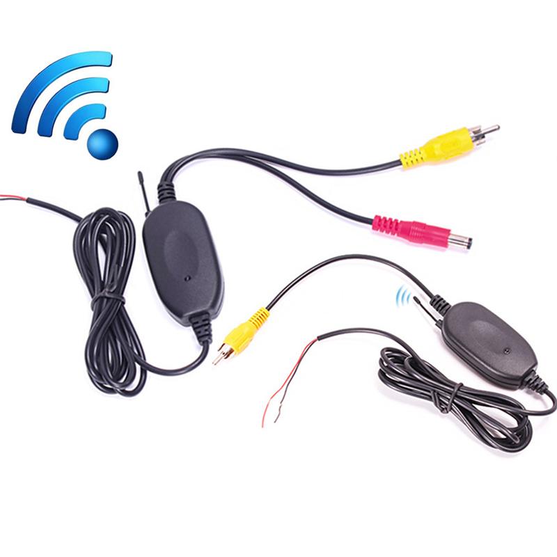 

Car Rear View Cameras& Parking Sensors Easy Installation Camera Wifi Wireless Wiring Kit 2.4GHz DC 12V Vehicle Cameras Transmitter/Receiver