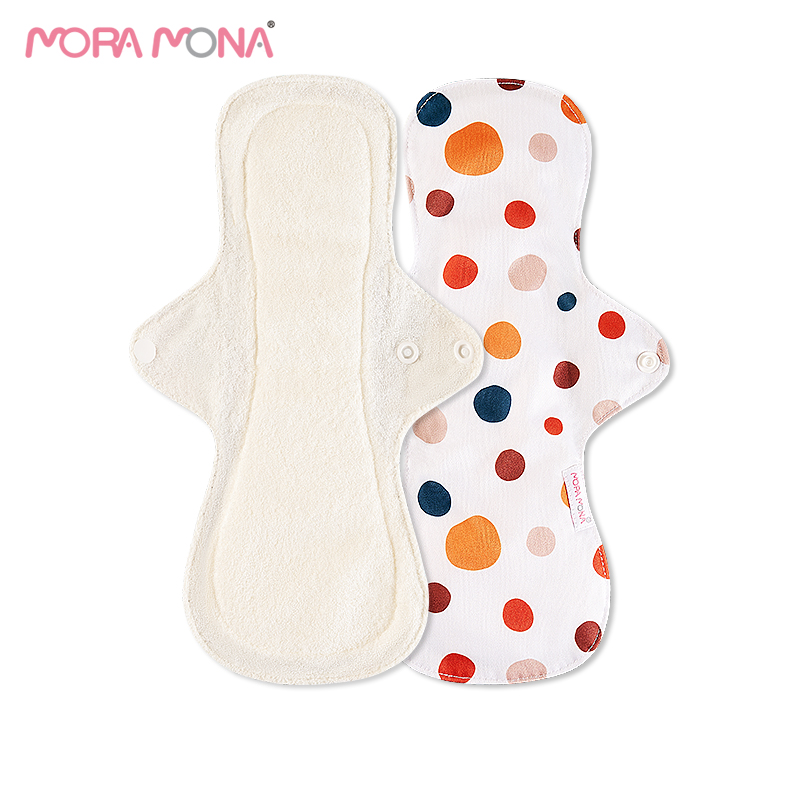 

Mora Mona Single package white background series bamboo towel menstrual pad women sanitary pad comfortable women sanitary pad