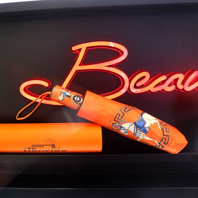 

high quality umbrellas small simple rain and sun letter printed umbrella female UV sunscreen