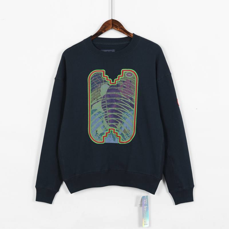 

2021 New 20ss Cav Empt Ce Overdye Emb Frame Crewneck Embroidery Sweatshirts Men Woman Top Quality Hoodies Gewb, Black7