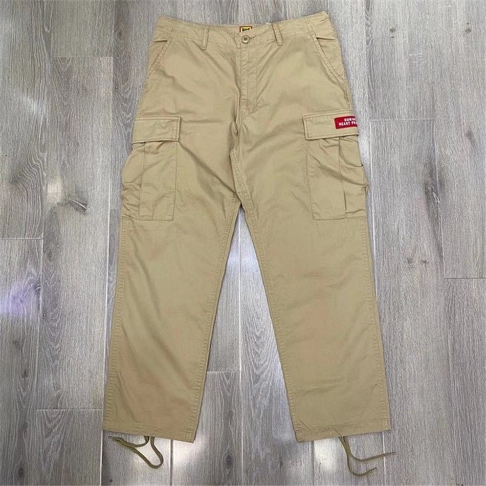 

2021 New Human Made Cargo Pants Men Women Joggers Streetwear Sweatpants Trousers Clothing C5ic