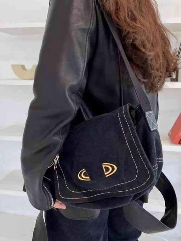 

2022 Saturn Canvas Women Message Handbags Men Single Shoulder Crossbody Bags, Beige strap