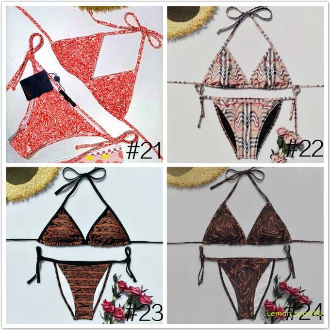 

Lemon High Quality Fashion Mix 24 Styles Women Swimsuits set Multicolors Summer Designer Swimsuit bikini HD-T-07, Dust bag