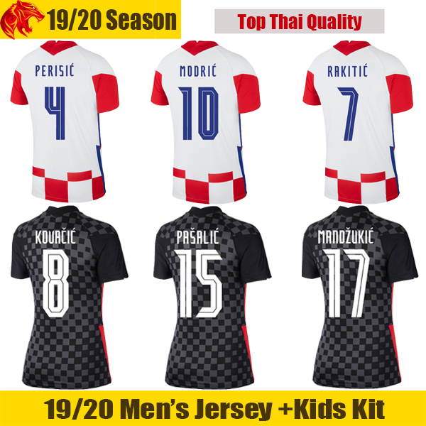 

2020 MODRIC Soccer Jersey PERISIC 20 21 PASALIC RAKITIC KOVACIC Football Shirt VLASIC REBIC Mens Jersey Kids Kit, 2020 kids away