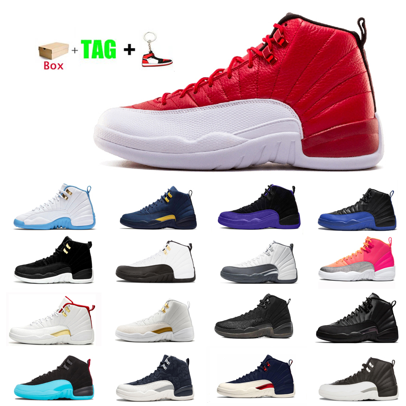 

Wolf Grey basketball shoes 12s Bulls jumpman university 12 mens sports Twist sneakers gold indigo black dark concord CNY cherry gym red high trainers, #22 reverse taxi