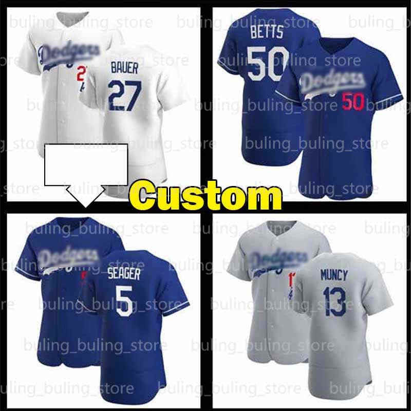 

Mookie Betts Cody Bellinger Corey Seager Justin Turner Custom 14 Enrique Hernandez Jersey Clayton Kershaw Walker Buehler Joe Kelly Max Muncy, 2020 custom men cool base(daoqi)+patch