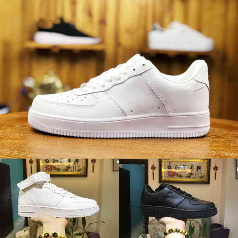 

2021 New Designers Outdoor FORCES Men Low Skateboard Shoes One Unisex 1 Knit Euro Airs High Women All White Black Wheat Trainer Sports sneakers C36, Please contact us
