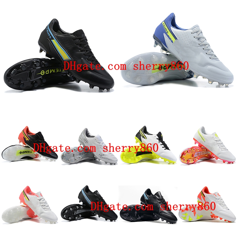 

2021 soccer shoes Tiempo Legend 9 Elite FG Academy AG mens cleats football boots scarpe da calcio, As picture 6