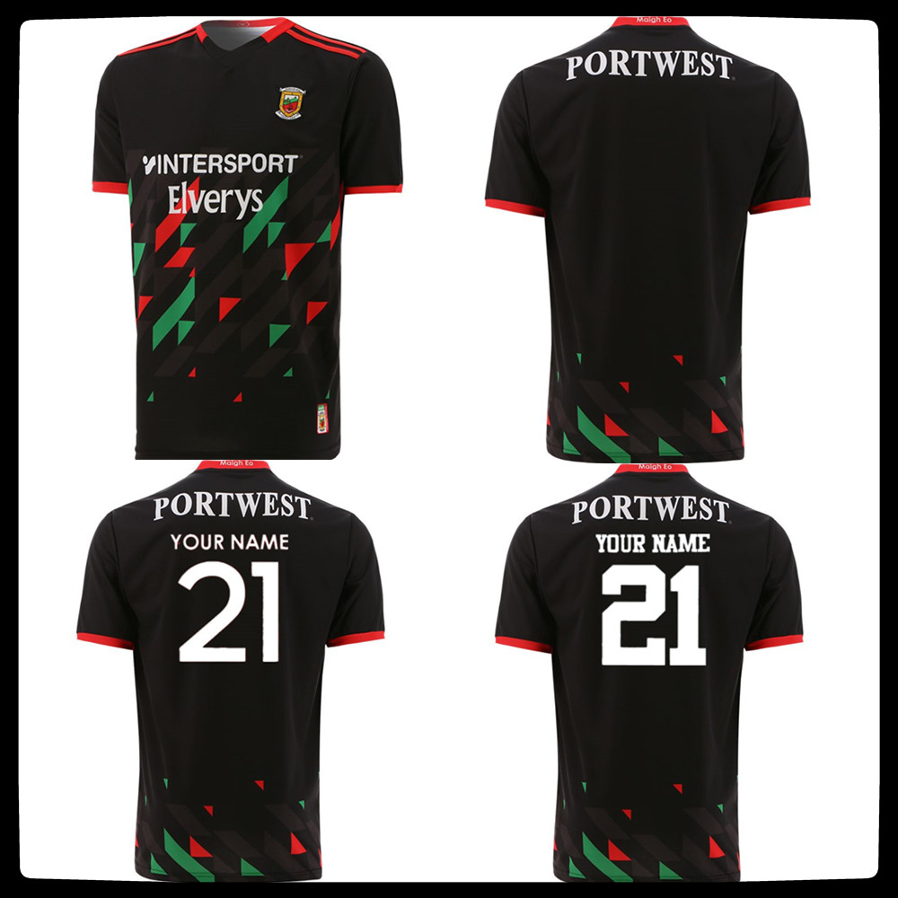 

2021/22 IRELAND DERRY TRAINING RUGBY JERSEY size S--L-XL-XXL-3XL-4XL-5XL, Black