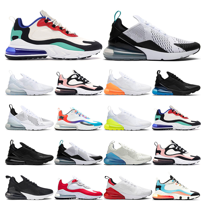 

270 mens running shoes Barely Rose oreo Dusty Cactus react white black Coral Bauhaus womens sports sneakers trainer fashion outdoor, 2 white