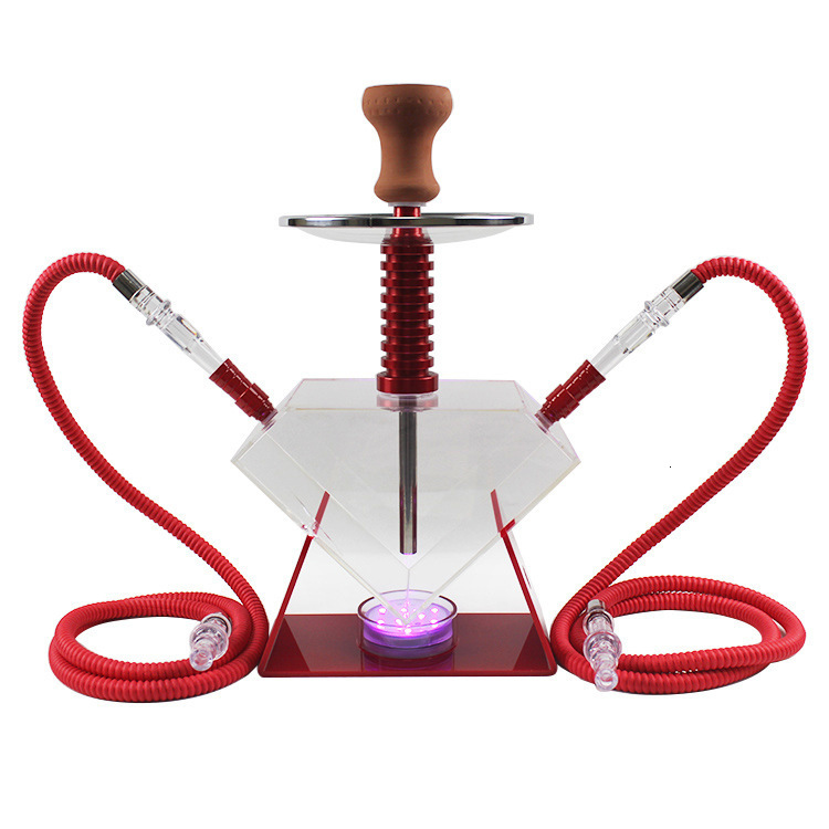 

Hookah Arabic Package Acrylic Double Bar with Light