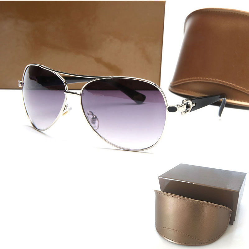 

Top Quality Womans Sunglasses Luxury Mens Sun glasses UV Protection men Designer eyeglass Gradient Metal hinge Fashion women spectacles with boxs glitter2009 1318