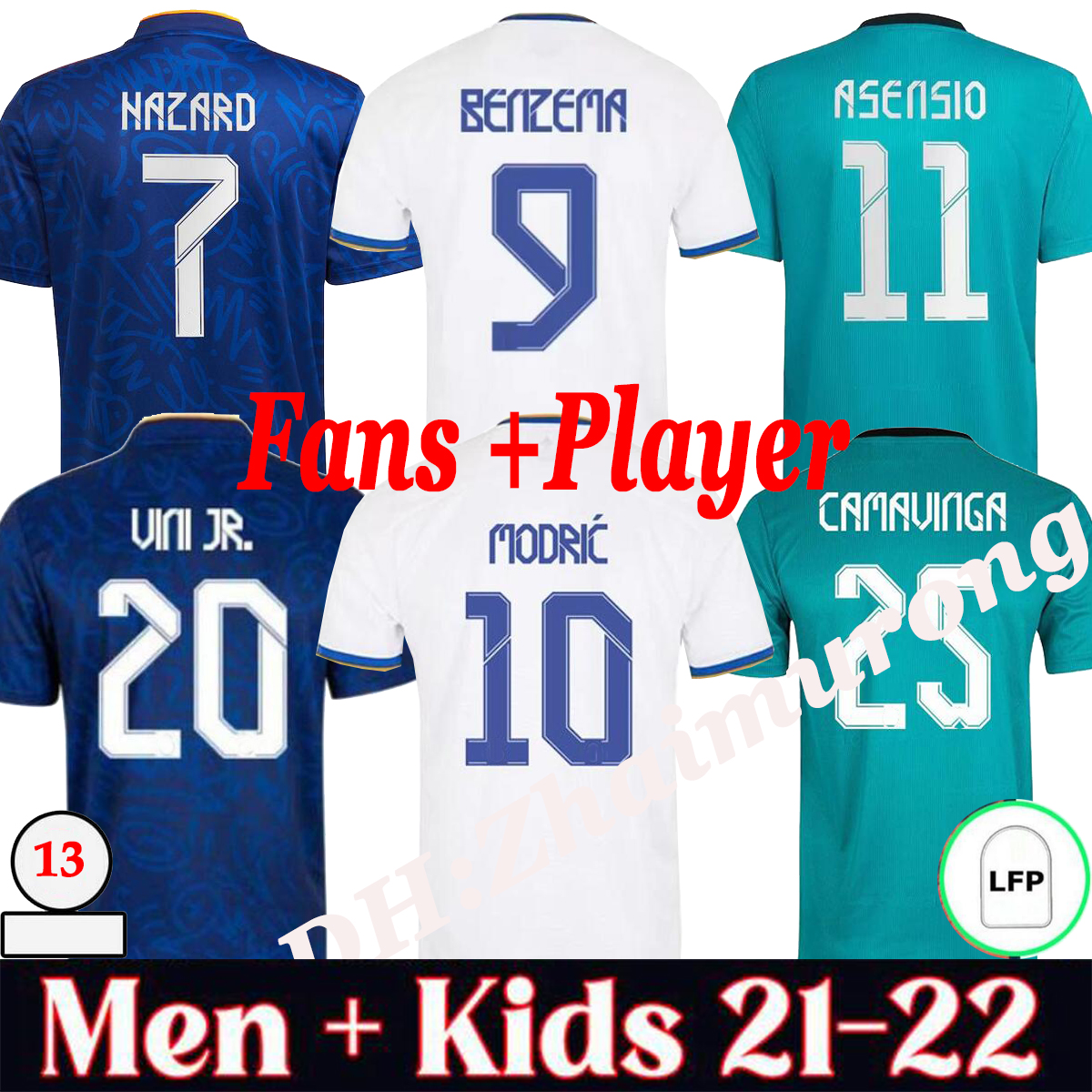 

2022/23 REAL MADRIDS Soccer Jerseys 22 23 BENZEMA HAZARD VINI JR CAMAVINGA Football Shirts ASENSIO MODRIC TCHOUAMENI Camiseta men And kids kit Camisa uniform jersey, Players
