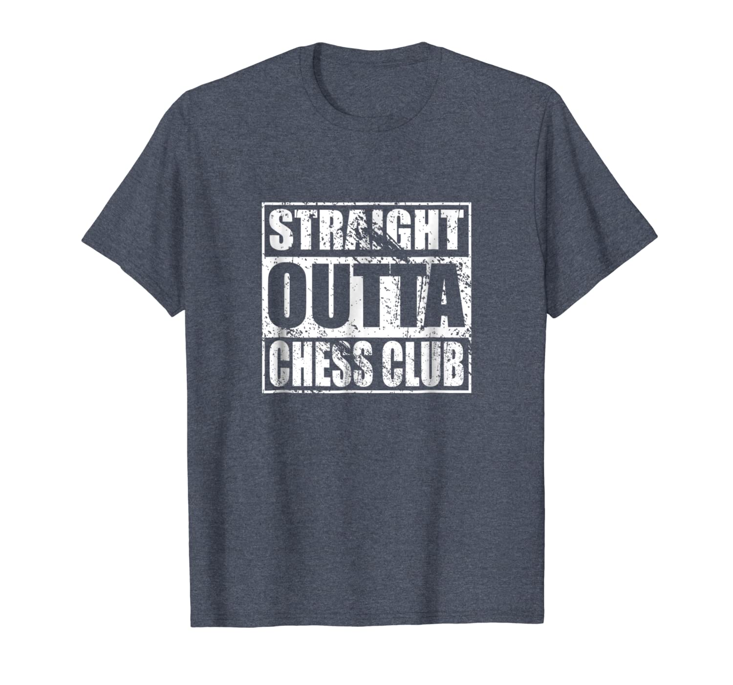 

straight outta chess club t-shirt for chess club members, White;black