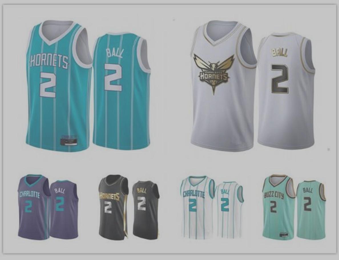 

Charlotte Hornets MEN NBA LaMelo Ball #2 2020-21 Mint Green City Association Teal Icon Draft basketball jersey, Black;gray