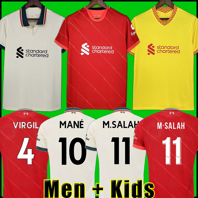 

soccer jersey 21 22 LVP M.SALAH ALEXANDER ARNOLD Mane Firmino VIRGIL DIOGO J Thiago A.BECKER 2021 2022 football shirt uniforms KEITA WIJNALDUM men + kids kit 999, Men home + patch2