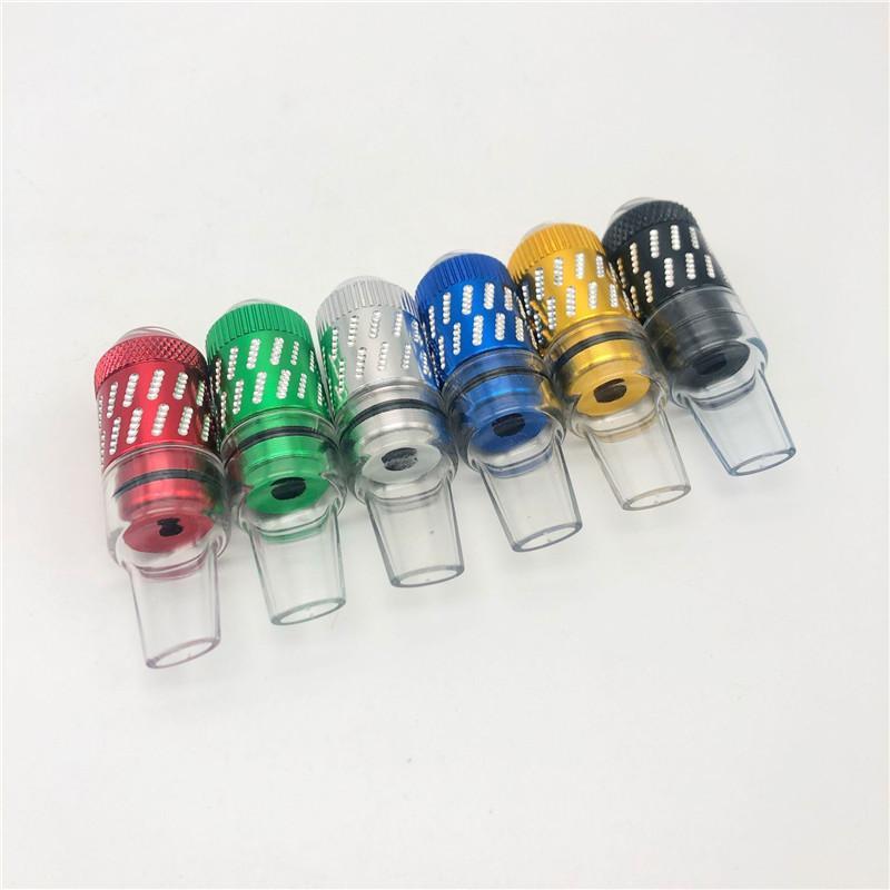 

2.3 inches metal pipes Aluminum alloy smoking portable hookah pipe with 3 layers removable tobacco