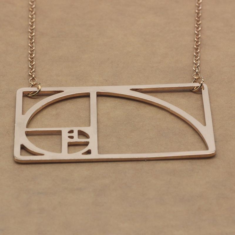 

Pendant Necklaces Geometric Charm Science Necklace Women Stainless Steel Jewelry Gift For Girl Accept Drop YP6409