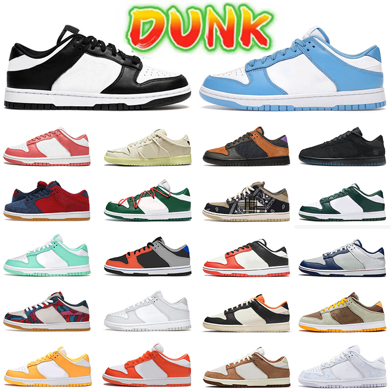 

SB low Running shoes for men women UNC Chunky Panda Mummy What The Kentucky Syracuse Medium Curry 75th Anniversary womens sports sneakers trainer, D15 36-45 orange bears