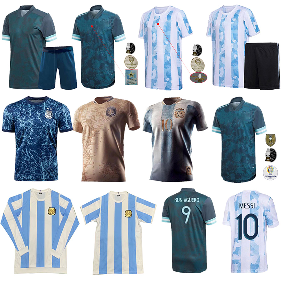 

2021 Argentina Home away Soccer Jerseys women lady 21 22 200th MESSI DYBALA Kids kits Football Shirt AGUERO ICARDI MASCHERANO camiseta de futbol, Army green