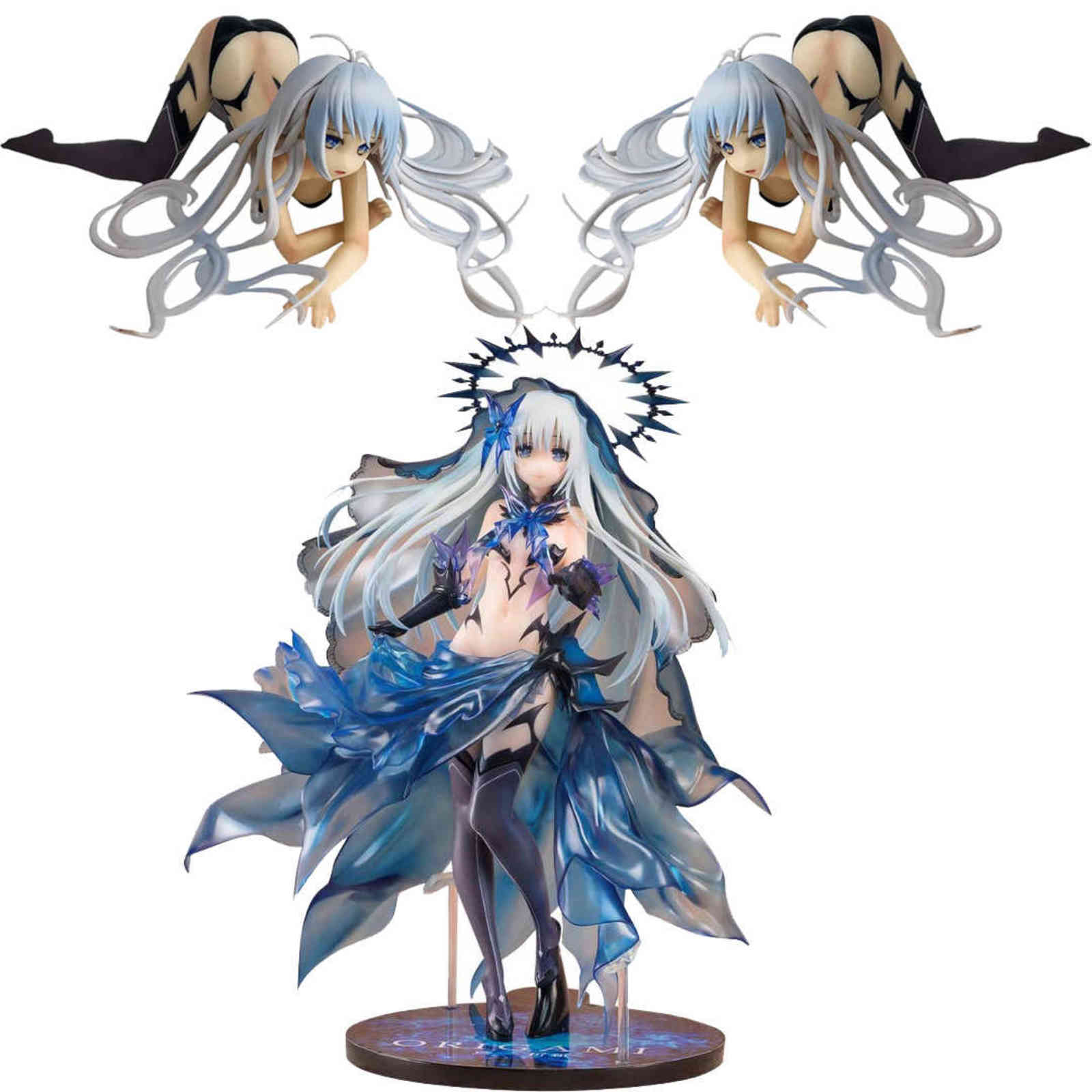 

25CM DATE A LIVE Tobiichi Origami Tobiichi Sexy girls PVC Action Figure toys Anime figures Adult Collectible Model Doll Gifts H1105, No retail package