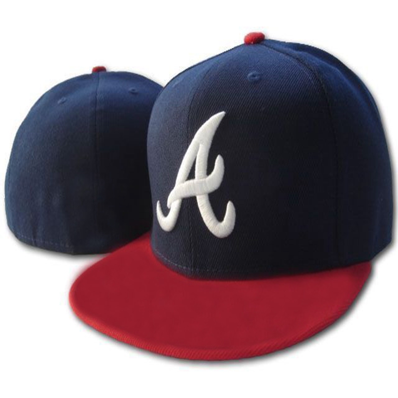 

Brand Braves A letter Baseball caps men women trucker sport bone aba reta gorras Fitted Hats, Blue;gray