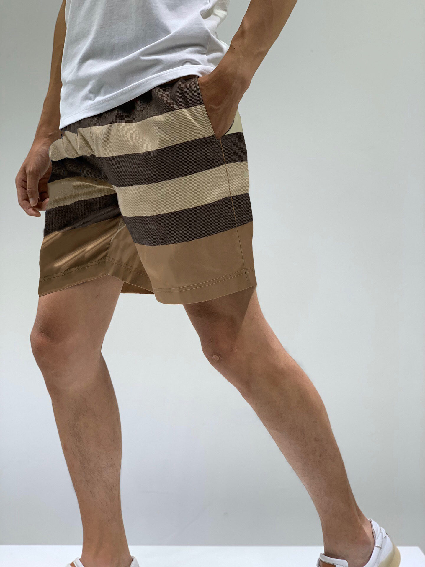 

Designer Shorts Men's And Women's Casual Pants Fast B/u/r Swimming Pants Luxury Quality Silk Cotton sport pantss, Orange
