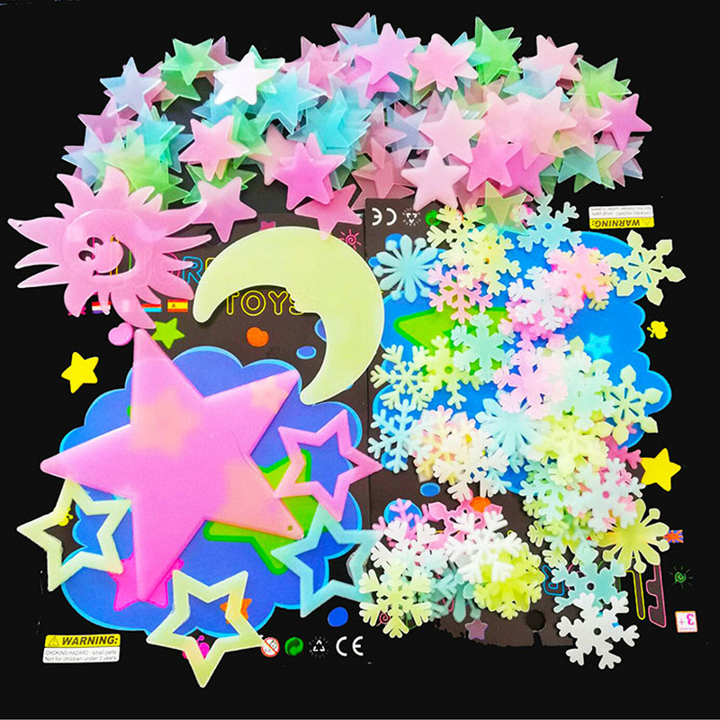 

5Pieces/Lot Kawaii Star Moon Pattern Decoracion Christmas Stickers Cute Starry Sky Sticker Student Supplies