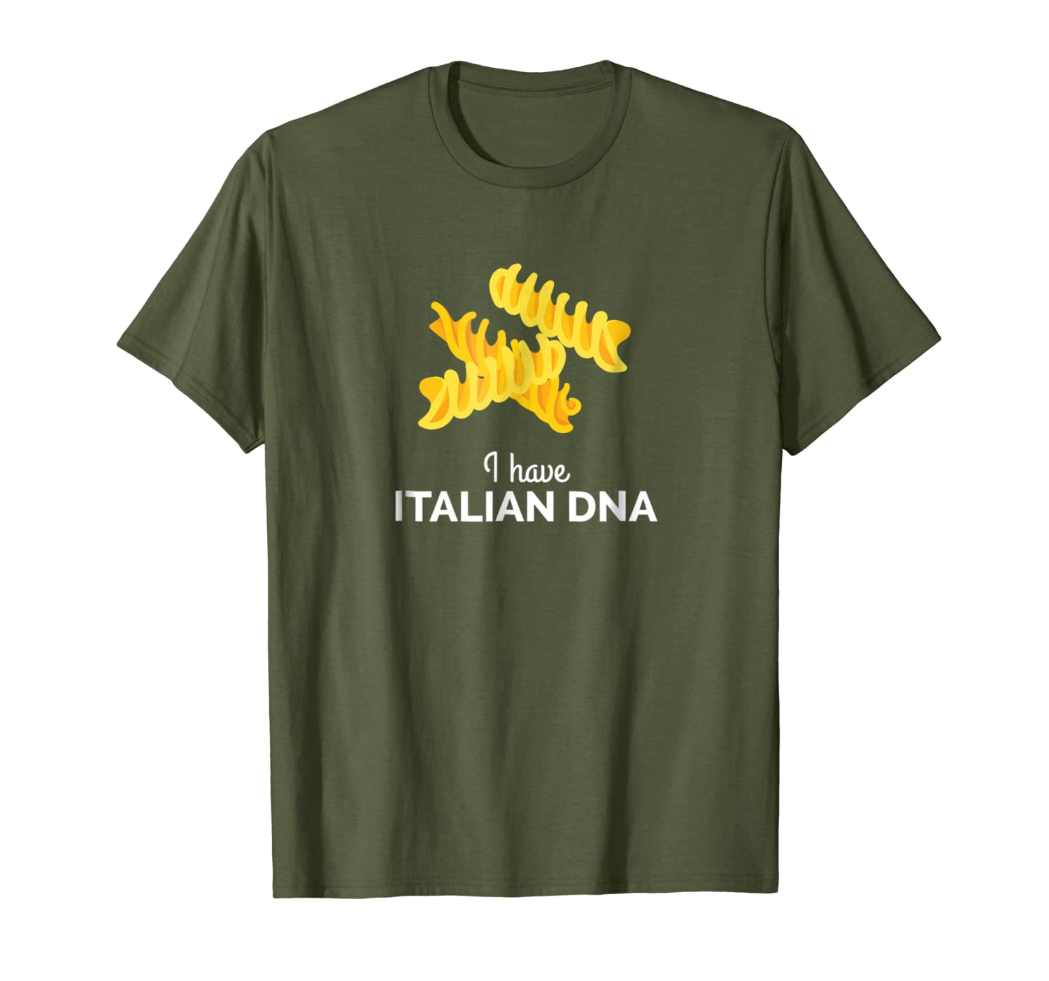 

italian dna funny pasta parody t-shirt, White;black