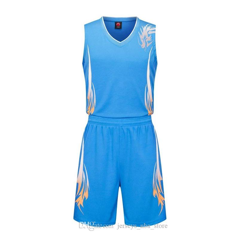 

Discount Cheap men Training Basketball Sets With Shorts Uniforms reversible basketball jerseys for that home and away look kits Sports A9-8, Black