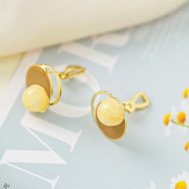 

Stud 2021 Trend Korean Fashion Unusual Earrings For Women Clip On Gold Jewelry Earring Gift Girl Fall