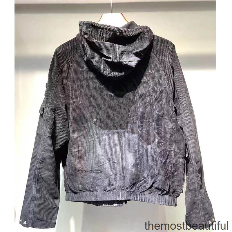 

Men's Jackets Winter Corduroy Autumn Warm Jacket Casual Loose Lambswool Outwear Windproof Coat ZLDK, 1# packing bag