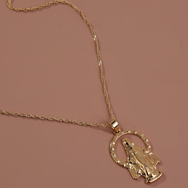 

Pendant Necklaces Collar Con Colgante De Múltiples Capas Piedra Púrpura Natural