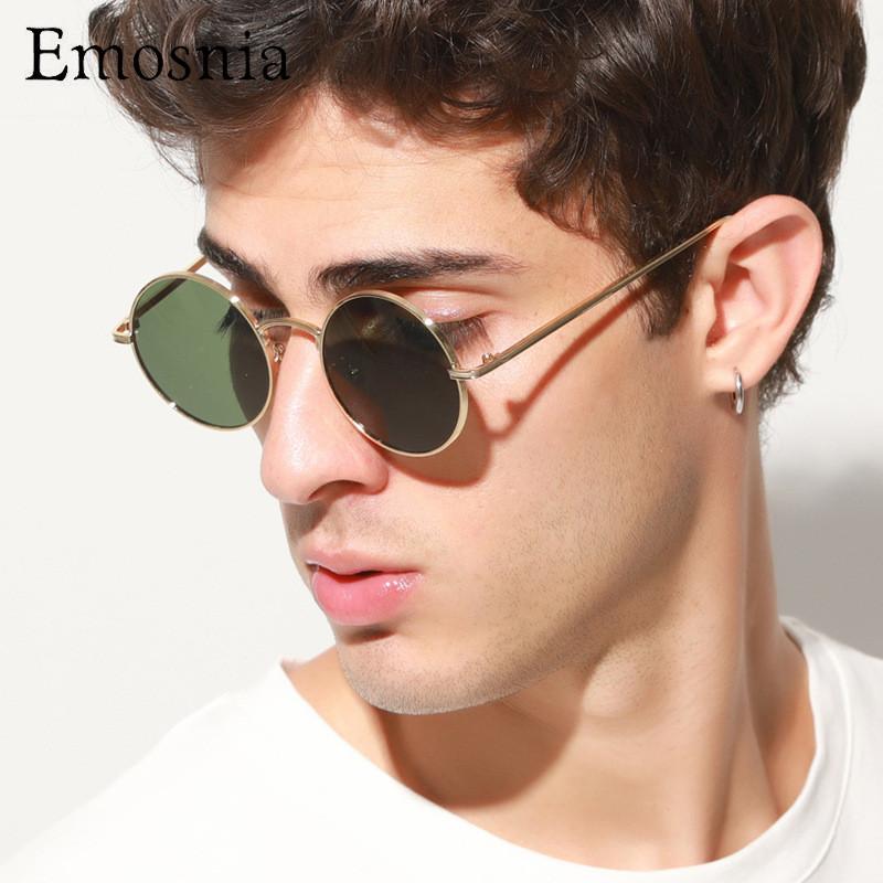 

Sunglasses 2021 Steampunk Round Polarized Men Women Fashion Classic Metal Lens Eyewear Retro Vintage Driving Sun Glasses UV400