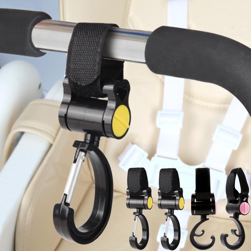 

Stroller Parts & Accessories 1/2pcs Baby Bag Hook 360 Degree Rotatable Cart Organizer Toddler Infant Pram