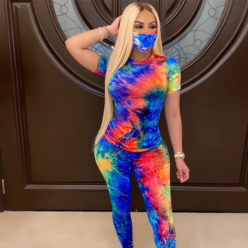 

summer outfit tie dye women tracksuits two piece clothing casual sportswear sweat suit short sleeve and shorts set, Gray