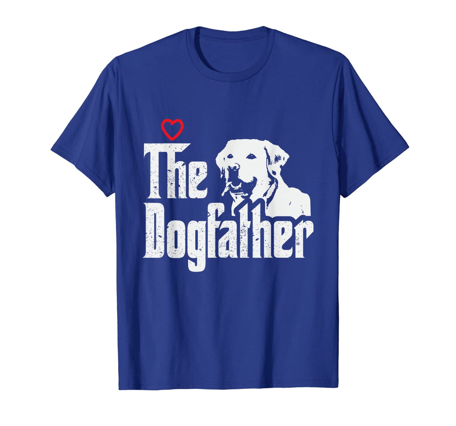

the dogfather t-shirt | labrador dog dad| father's day gifts, White;black