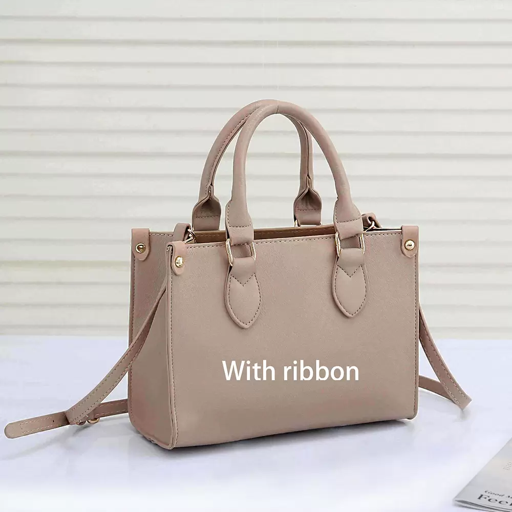 

Handbag Women Luxurys Designers Bags 2021 4-color Casual travel ribbon tote bag PU material fashion shoulder bag's wallet 208# 25*19*11cm, More pictures;contact us