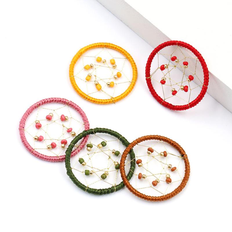 

Charms 10pcs Earrings Pendants Bead Dream Catcher DIY Jewelry Accessory For Ladies, Bronze;silver