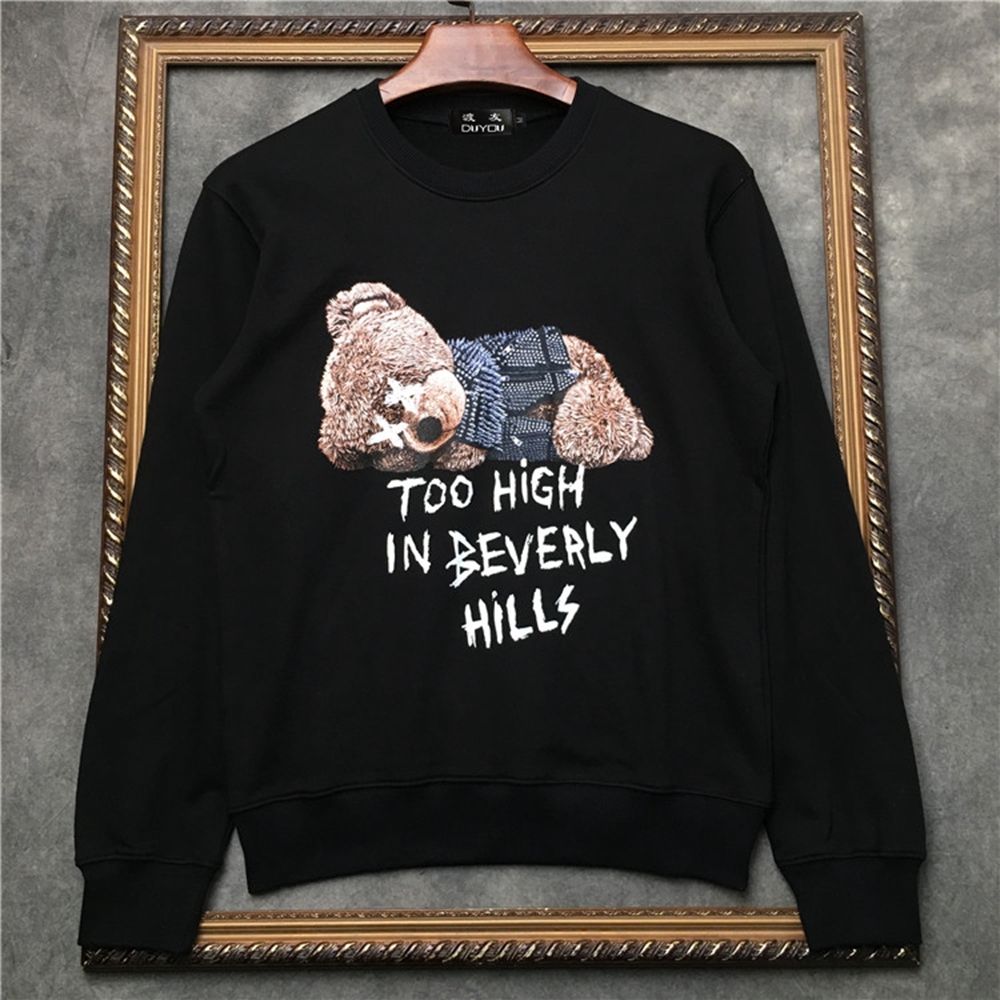 

2021 New Moletom Sweaterwear Dd | 41935d527 Pulver Masculino 100% Algodo Tripulao Pescoo Para Alta Em Beverly Hills Xfps, White