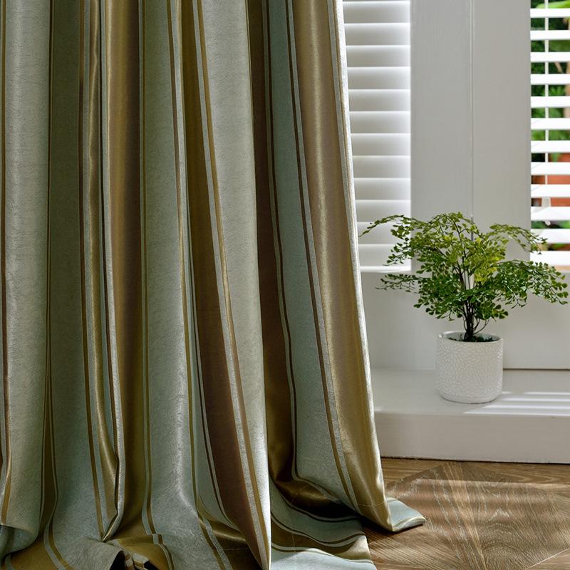 

Curtain: 4.5 meter width, 2.75 meter height, 2 pieces Curtain: 2.4 width, 2.75 height, 1 pieces, As pic