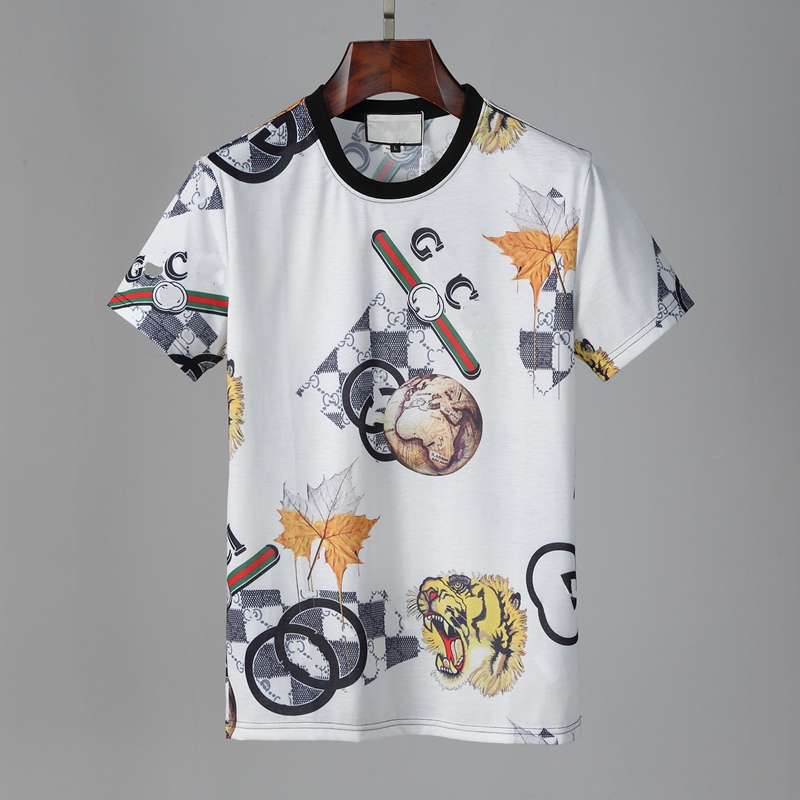 

Men Clothing Summer Mens T Shirts Geometric Pattern Printing Fashion Men Women Couples Tee Cool Short Sleeve Crew Neck Tees Men Women White, White;black