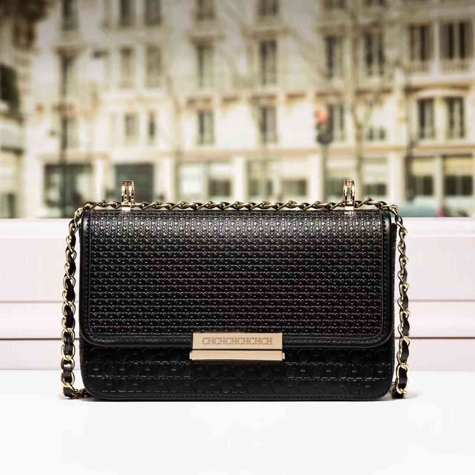 

Evening Bags Fashion One-shoulder Letter Leather Large-capacity CH All-match Fashionable Diagonal Handbag Famous Luxury Designer Cc DW6U