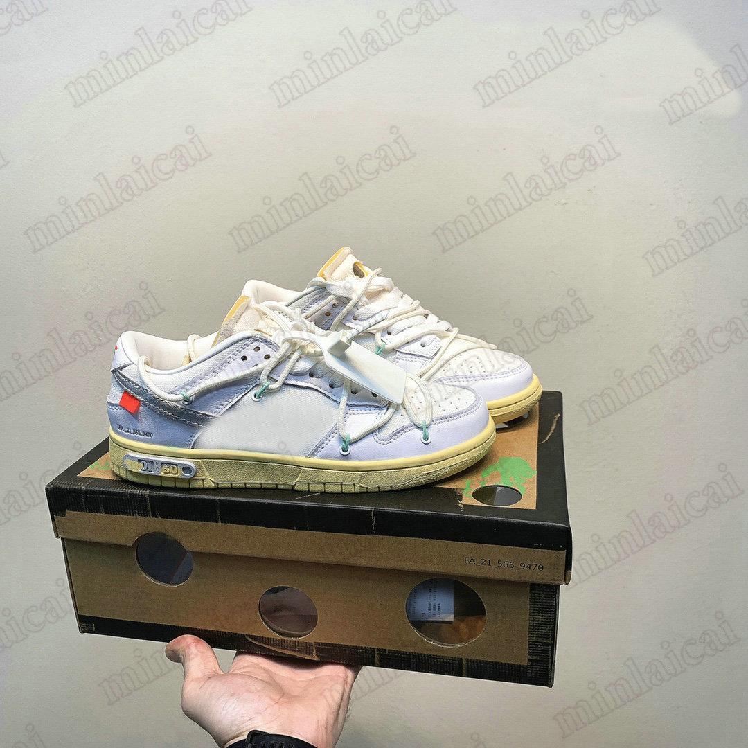 

Off Dunks Outdoor Sneaker 01 of The 50 05 Collection Sail White Shoes Black Pink Blue Orange 20 Low Men Women Sports Desginer Sneakers Running shoe, No shoes