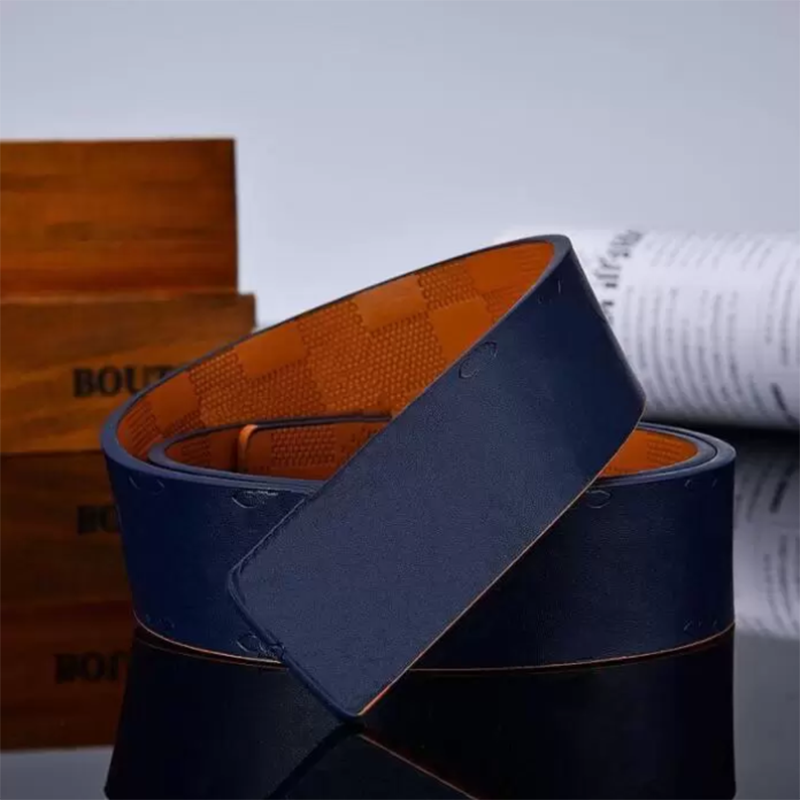 Men's Luxury Belt High Quality Famous Brand Waistband Faux Leather Strap Male for Office Business Casual Jeans