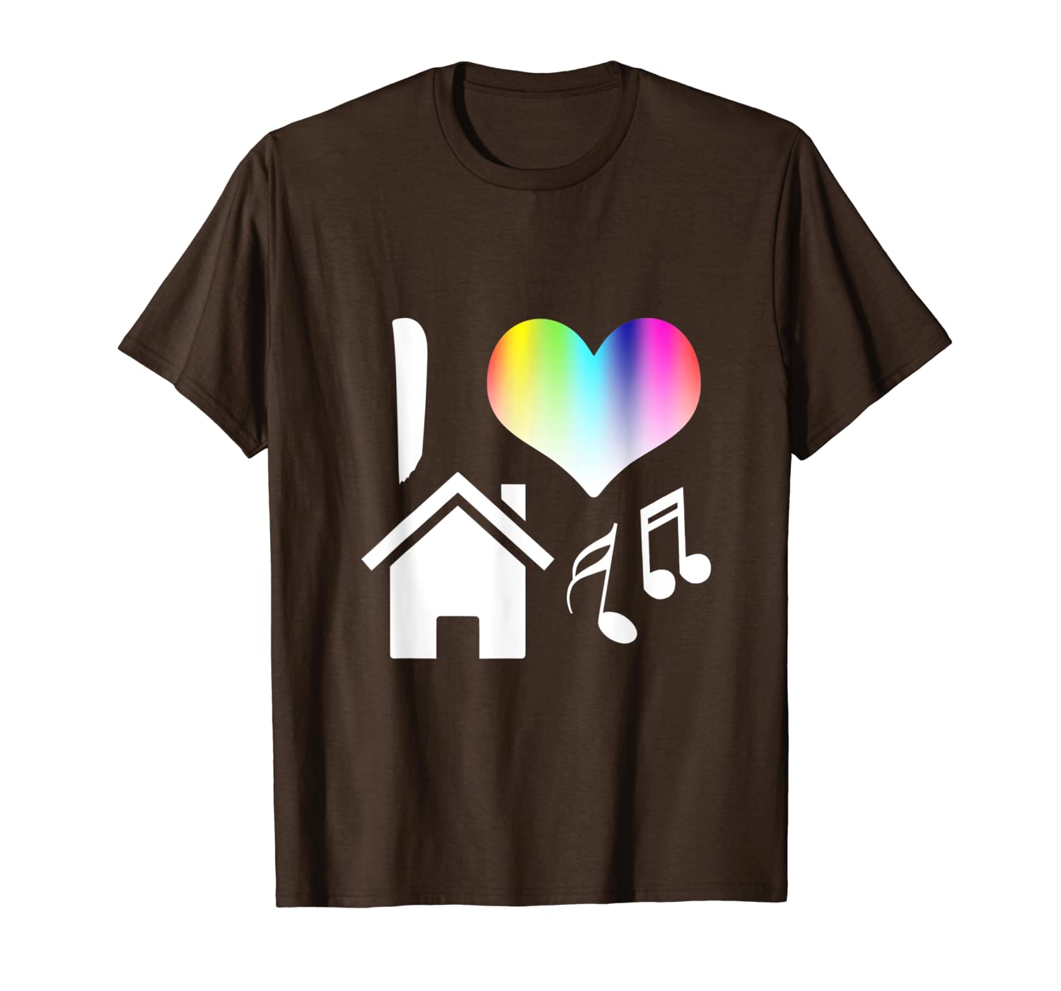 

i love house music i heart house music t-shirt, White;black