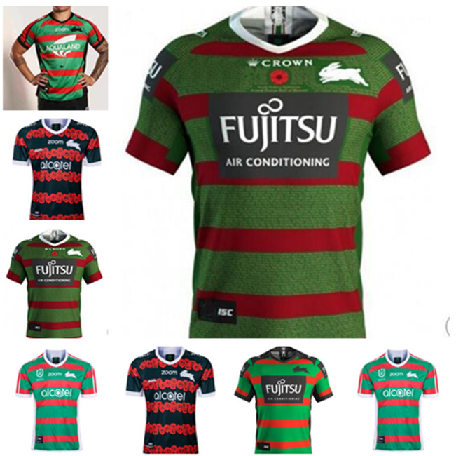 

20-21 South Sydney Rabbitohs Home ANZAC Jersey 20-20 NRL League jerseys Australia maillot de rugby shirtS-5XL, Yellow