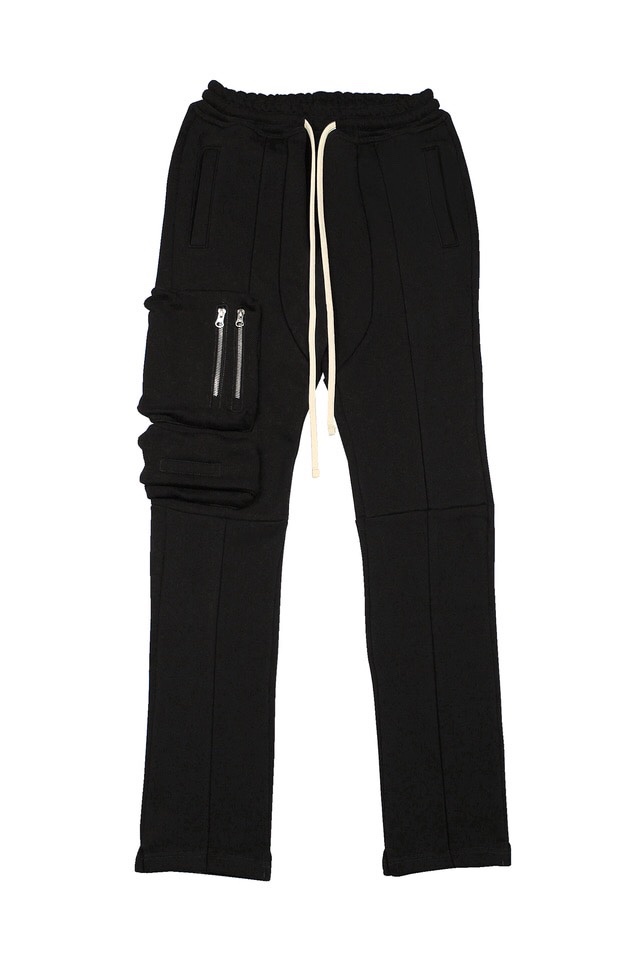 

20SS Mens Designer Pants FAR ARCHIVE Functional Tooling Pocket Zipper Trousers Cotton Sweatpants Casual Fashion, Black