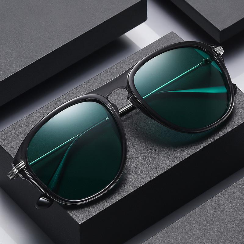 

Sunglasses WackSaria Men Classic Luxury Round Lens Mirror Style Metal Protection UV Beach Outdoor Retro Vintage